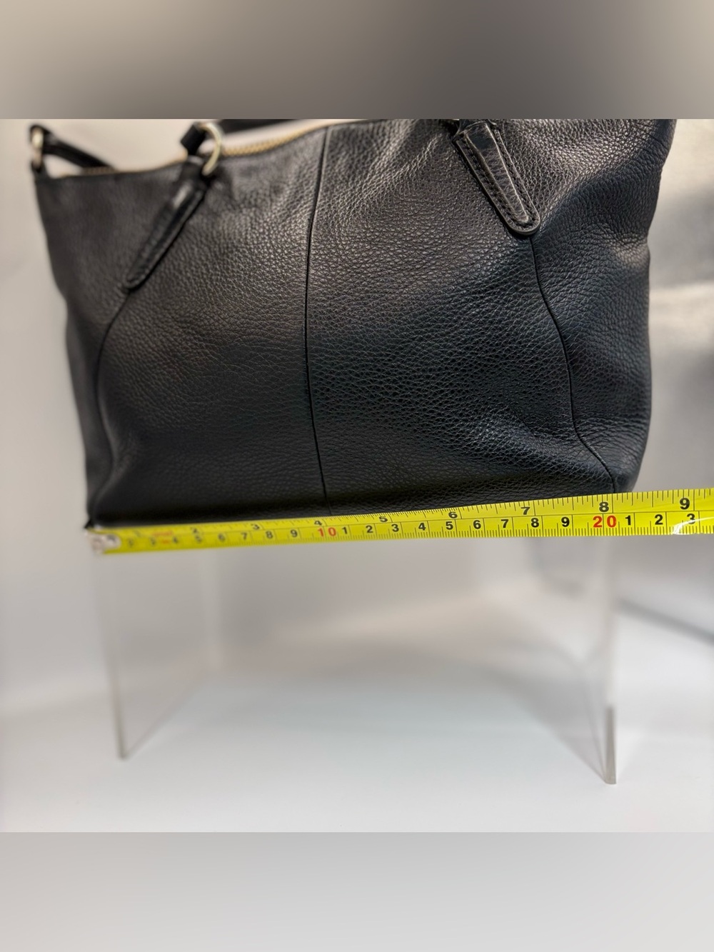 Coach Kelsey Small Black Leather Satchels - Picture 8 of 10